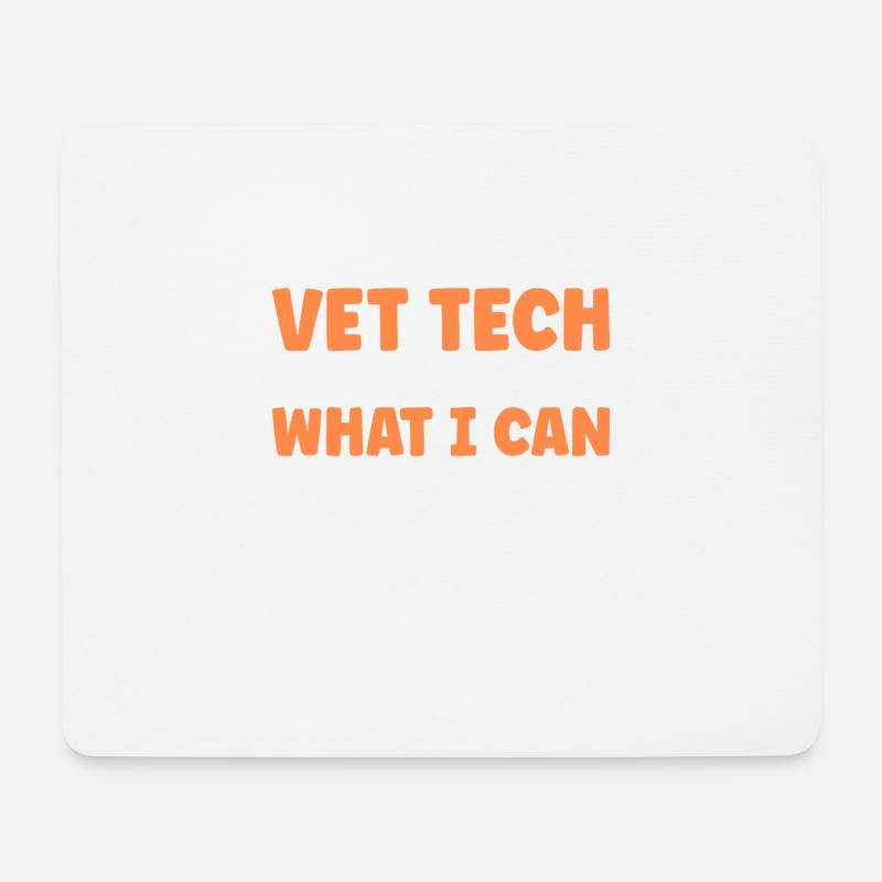 Vet Tech Only Few Can Do What I Can - Mousepad (Querformat) - Weiß