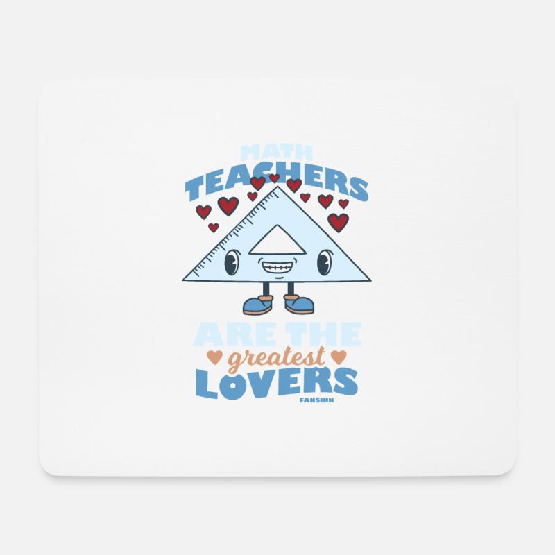 Mathematik Mathe Mathematiker Mathelehrer Geschenk - Mousepad (Querformat) - Weiß