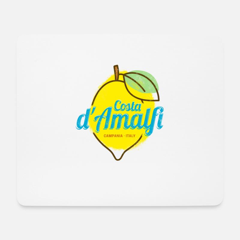 Costa d'Amalfi Zitrone Amalfi Italien Amalfiküste - Mousepad (Querformat) - Weiß