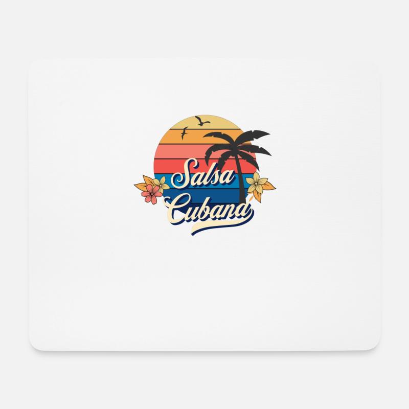 Salsa Dance Salsa Cubana Salsa Musik - Mousepad (Querformat) - Weiß