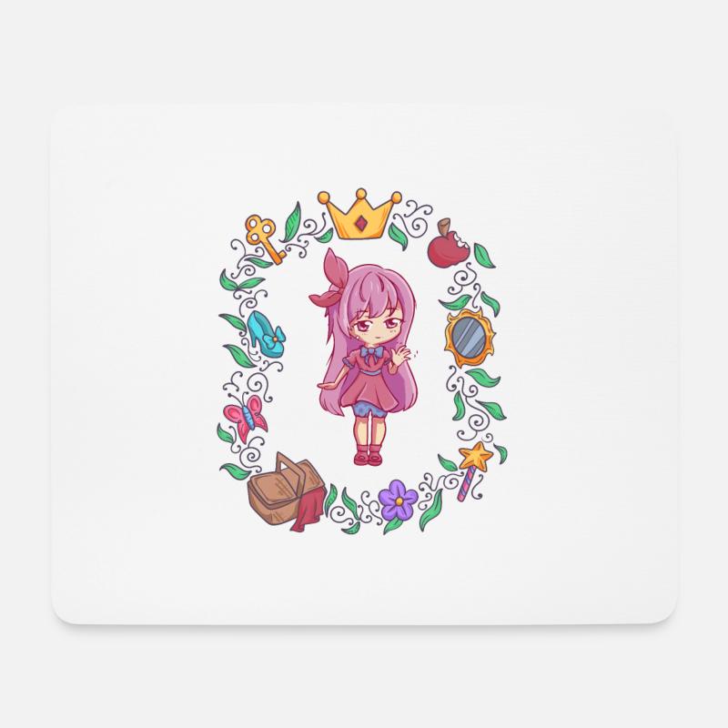 Anime - Mousepad (Querformat) - Weiß