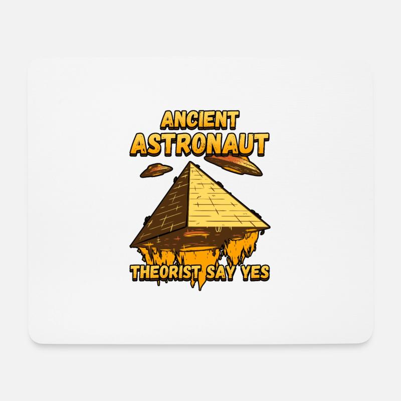 Egyptian Mythology Design for an Ancient Egypt Fan - Mousepad (Querformat) - Weiß