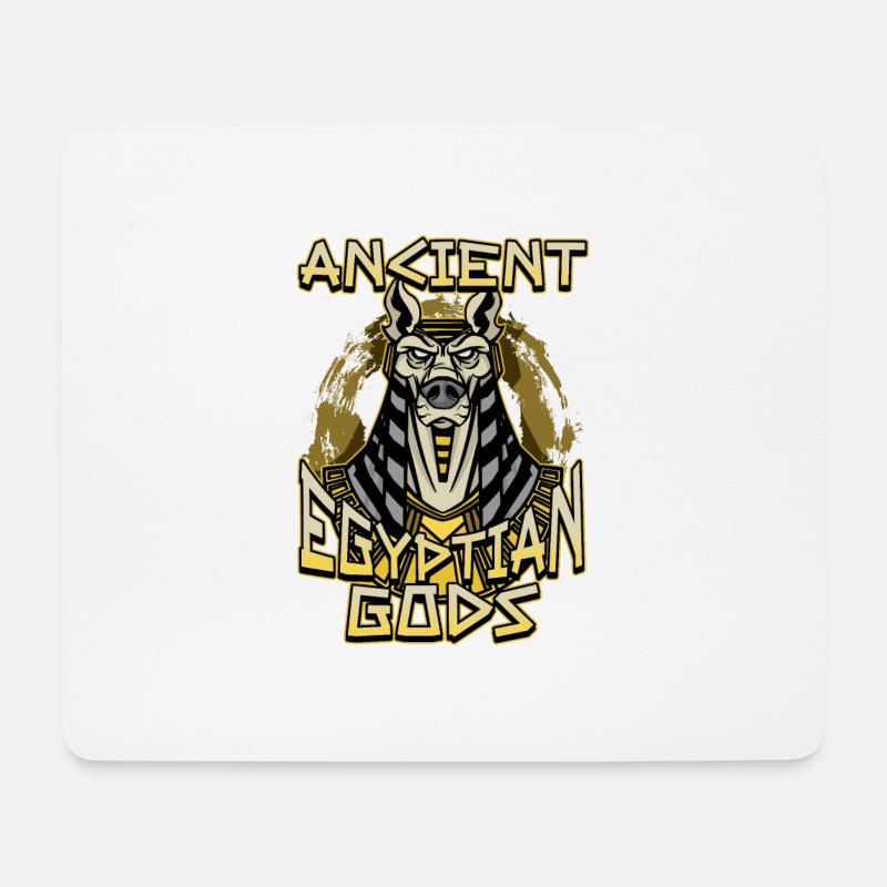 Egyptian Mythology Design for an Ancient Egypt Fan - Mousepad (Querformat) - Weiß