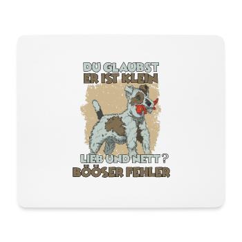 Terrier Hundetraining Hunde Geschenk Fox Terrier - Mousepad (Querformat) - Weiß - Vorne