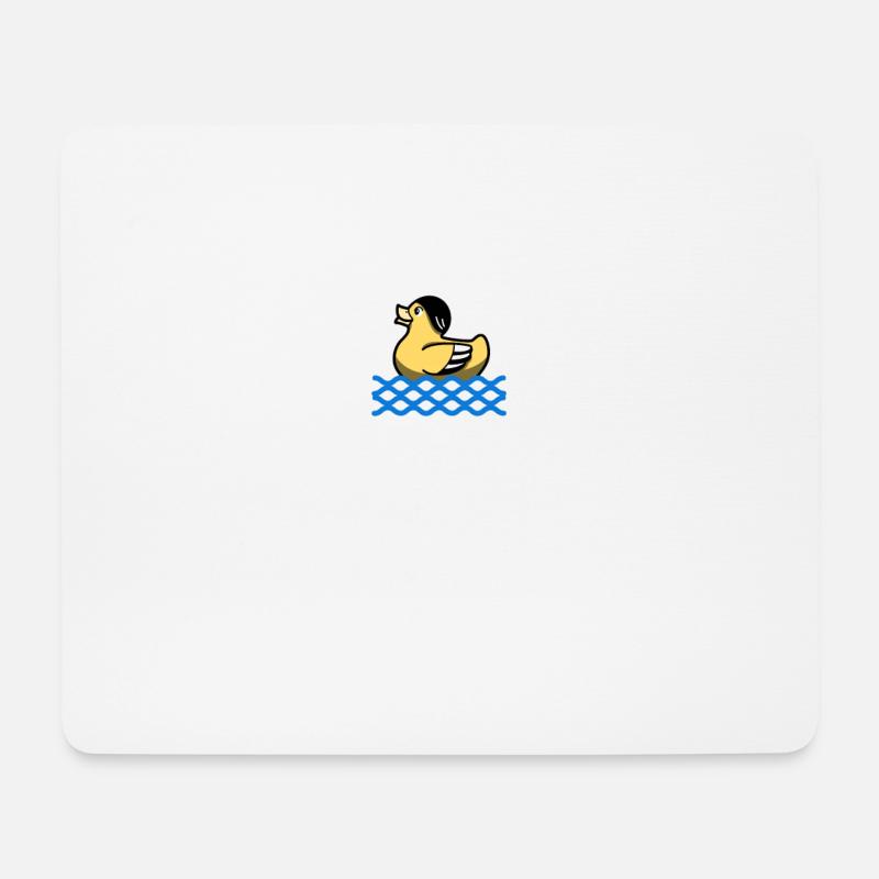 Schwimmen Spruch Lustig Ein Leben ohne Schwimmen - Mousepad (Querformat) - Weiß
