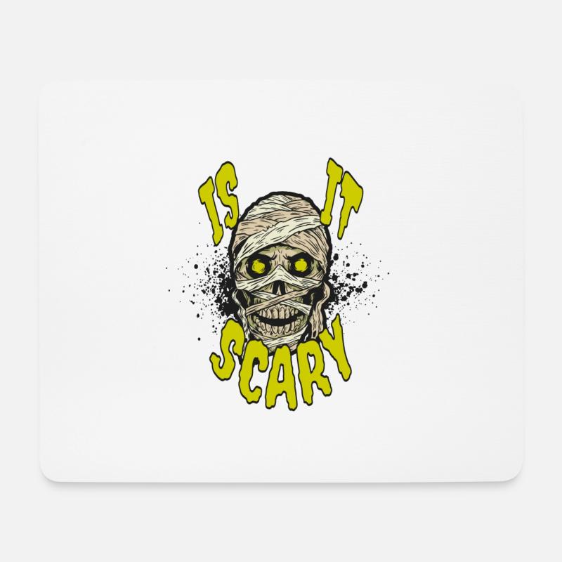 Ist es beängstigend? - Mousepad (Querformat) - Weiß