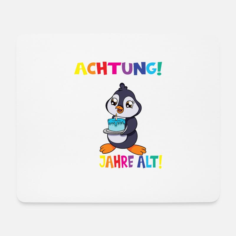 Kindergeburtstag Ich Bin Jetzt 9 Jahre - Mousepad (Querformat) - Weiß