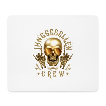 junggesellen abschied crew skelett party - Mousepad (Querformat) - Weiß - Vorne