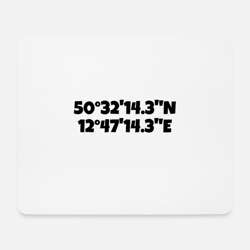 Schwarzenberg Ore Mountains - Mouse Pad (horizontal) - white