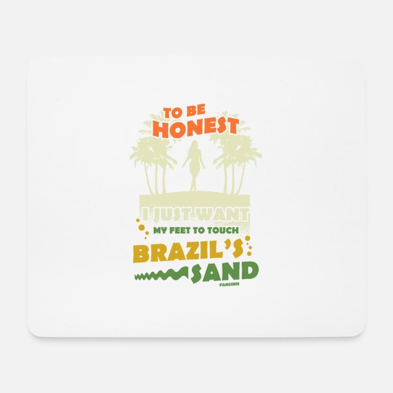 Brasilien Rio de Janeiro Südamerika Geschenk - Mousepad (Querformat) - Weiß