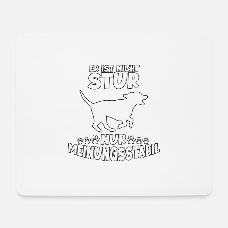 Lustiges Beagle Hunde Geschenk Beagle - Mousepad (Querformat) - Weiß
