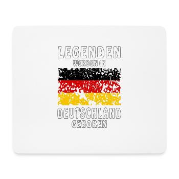 LEGENDEN WERDEN IN DEUTSCHLAND GEBOREN - Mousepad (Querformat) - Weiß - Vorne