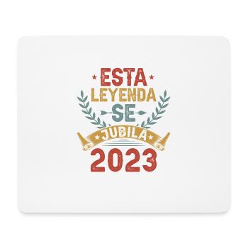 Cette Légende Prend Sa Retraite En 2023 - Tapis de souris (format paysage) - blanc - Devant