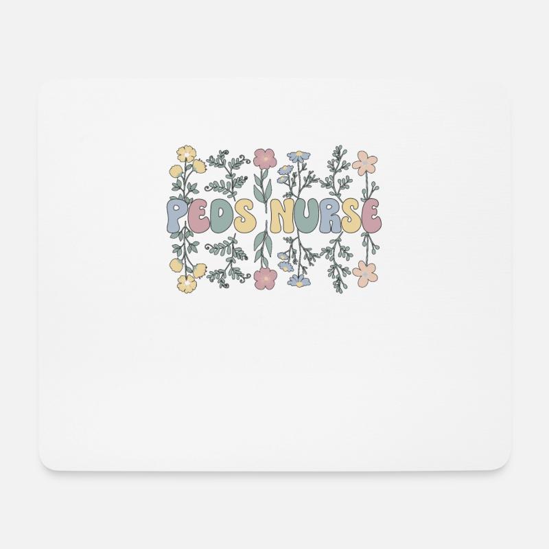 Kinderkrankenschwester Krankenpflege Pädiatrie - Mousepad (Querformat) - Weiß