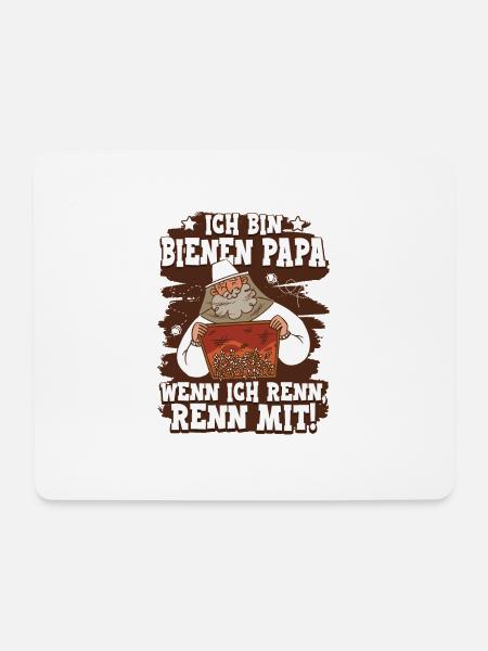 Bienen Papa Bienenzüchter Imker - Mousepad (Querformat) - Weiß
