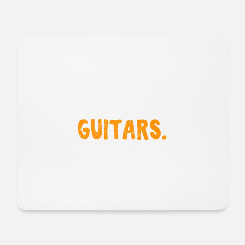 Eat Sleep Guitars Funny Guitar Player Guitar Lover - Mouse Pad (horizontal) - white