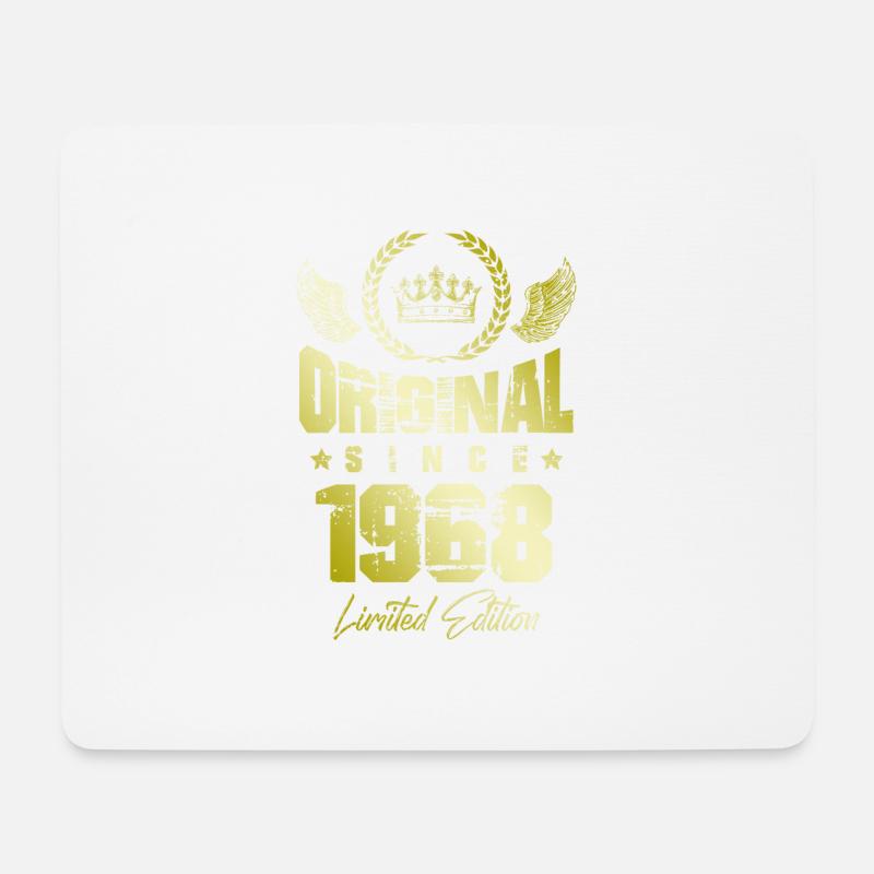 1968 limited edition - Mousepad (Querformat) - Weiß