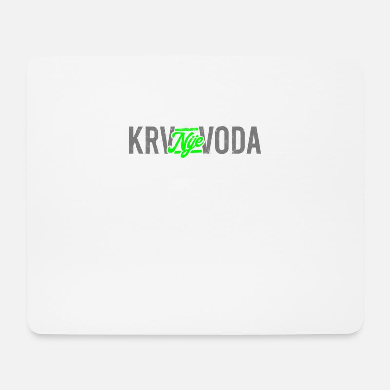 Balkan - Jugo Spruch - krv nije voda- fun - Balkan - Mousepad (Querformat) - Weiß
