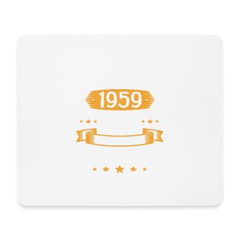 Février 1959 64 Ans Que Je Suis Génial - Tapis de souris (format paysage) - blanc - Devant