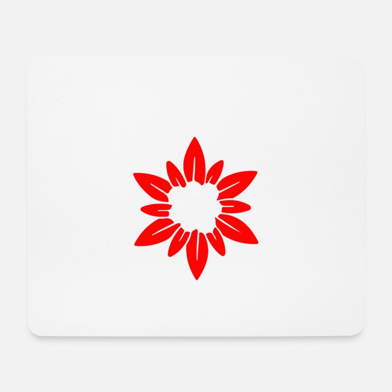Schweizer Enzian - Mousepad (Querformat) - Weiß
