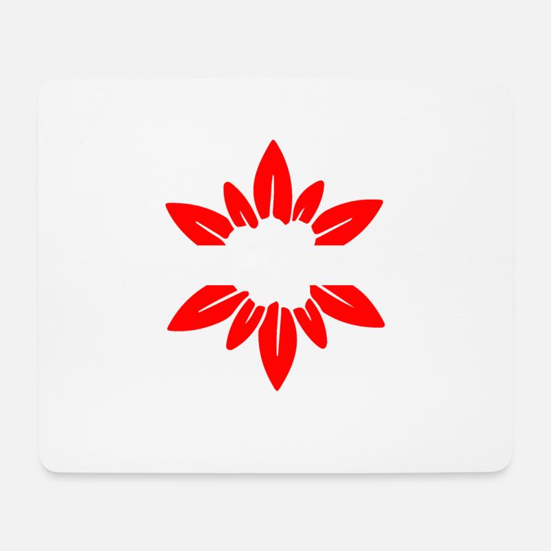 Schweizer Enzian - Mousepad (Querformat) - Weiß