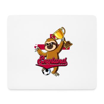 England Fußball - Mousepad (Querformat) - Weiß - Vorne