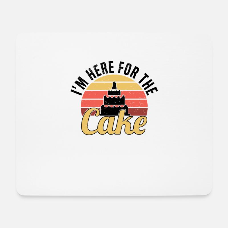Hochzeit Hochzeitsparty Trauung Kuchen - Mousepad (Querformat) - Weiß
