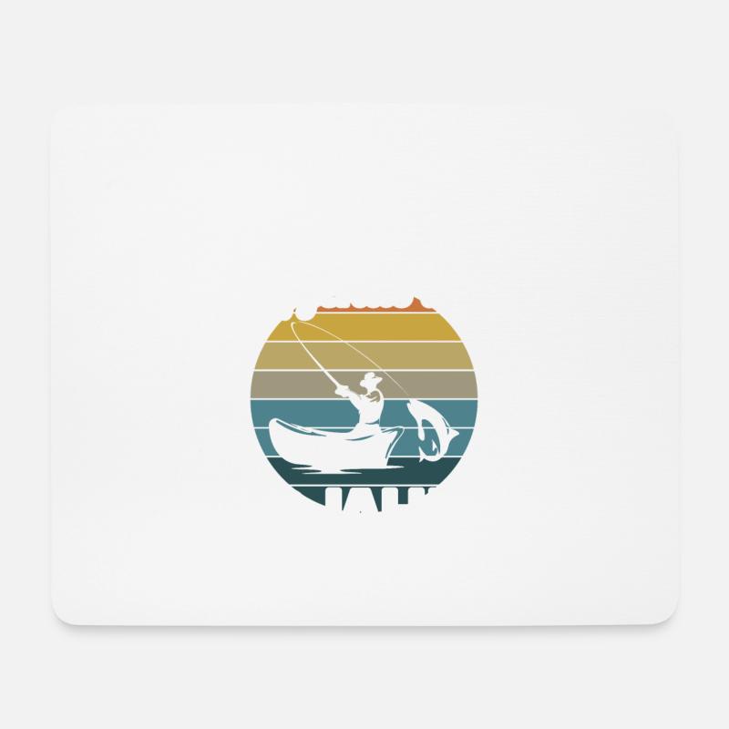Diese Angler Legende ist 60 Jahre 60 Geburtstag - Mousepad (Querformat) - Weiß