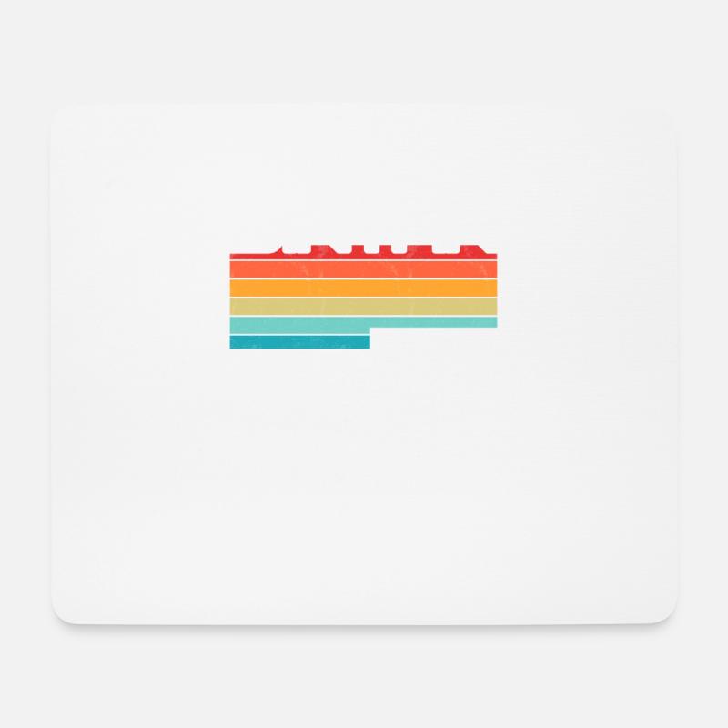 Vintage Urlaub Reise Bintan Indonesien Asien - Mousepad (Querformat) - Weiß