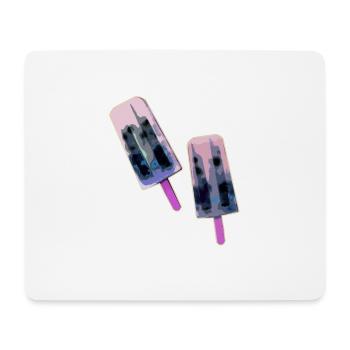 ice cream on style, water ice, colorful ice cream, summer - Mouse Pad (horizontal) - white - Front