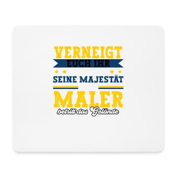 Maler - Mousepad (Querformat) - Weiß - Vorne