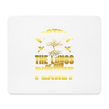 nature conservation environmental protection - Mouse Pad (horizontal) - white - Front