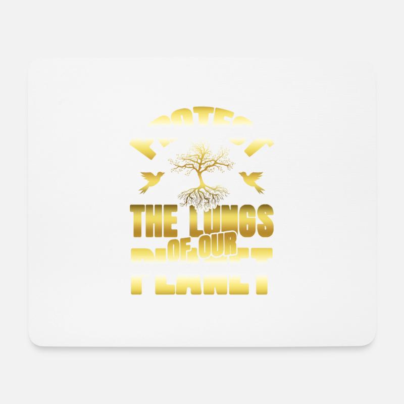 naturschutz umweltschutz - Mousepad (Querformat) - Weiß