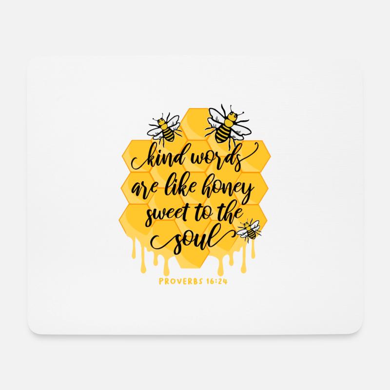 Christliches Bibel Zitat - Mousepad (Querformat) - Weiß