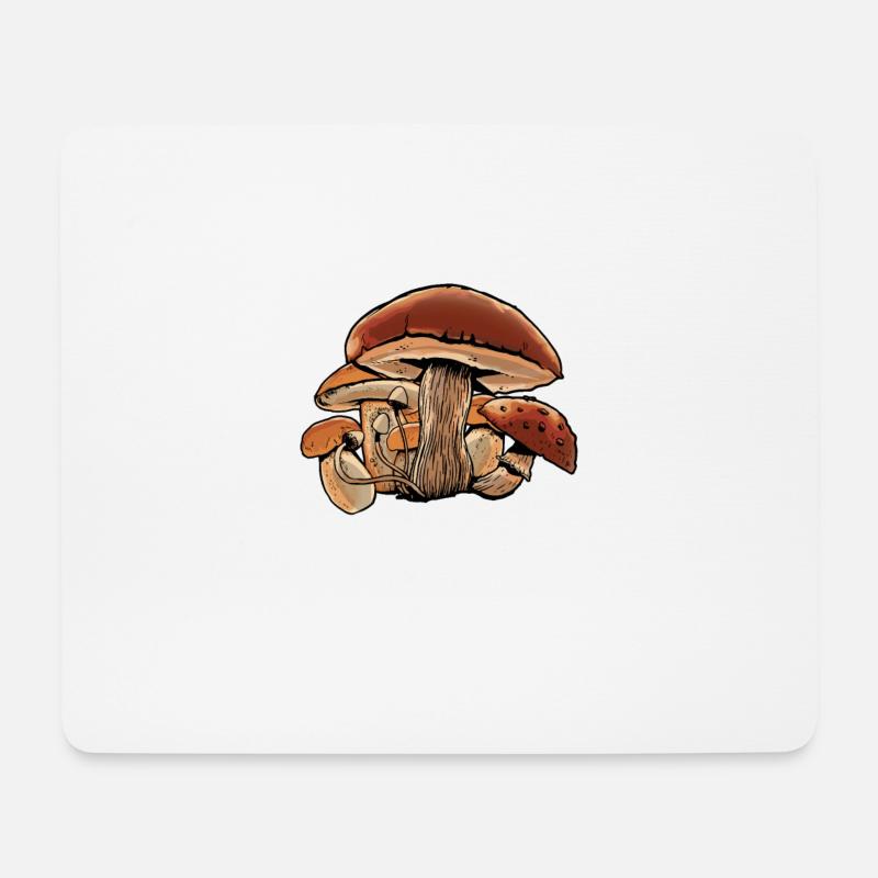 Pilz Glücksbringer Pilzsammler Pilz Sucher - Mousepad (Querformat) - Weiß