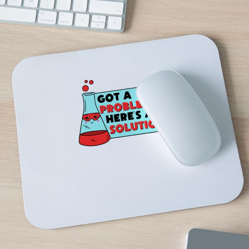 Problem Solution Scientific Solving Science Mouse Pad (horizontal)