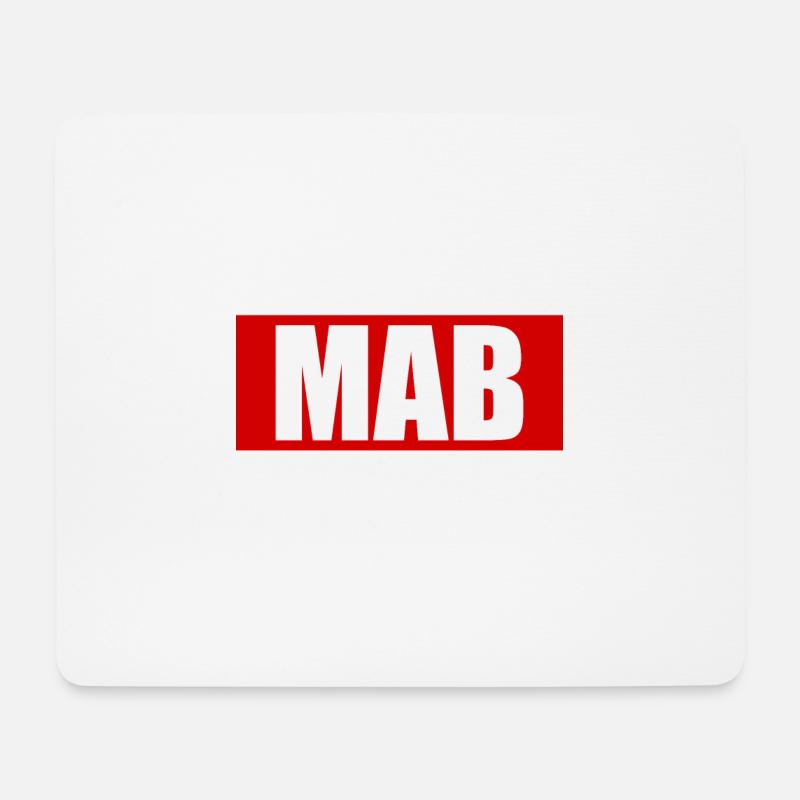 Marienberg MAB mab Glück auf Erzgebirge Erz - Mousepad (Querformat) - Weiß