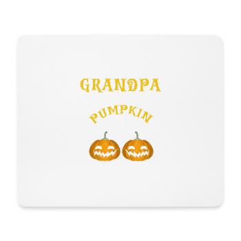 I Have Two Titles GRANDPA & Pumpkin Grandpa Tee - Mousepad (Querformat) - Weiß - Vorne
