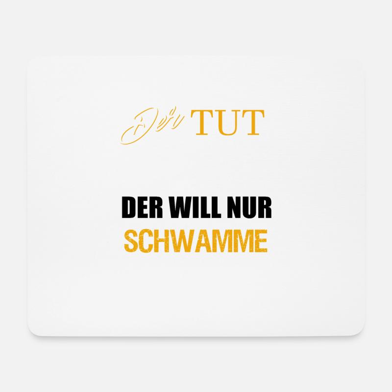 Erzgebirge Schwamme - Mousepad (Querformat) - Weiß