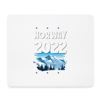 Norway 2022 - Mouse Pad (horizontal) - white - Front