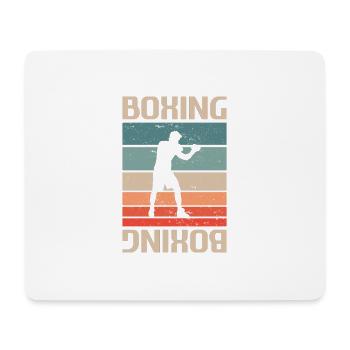 Retro Vintage Classic Boxing Boxer - Mousepad (Querformat) - Weiß - Vorne