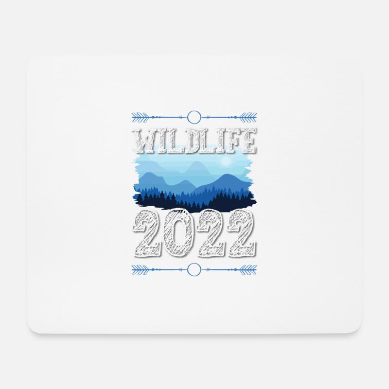 Wildlife 2022 - Mousepad (Querformat) - Weiß