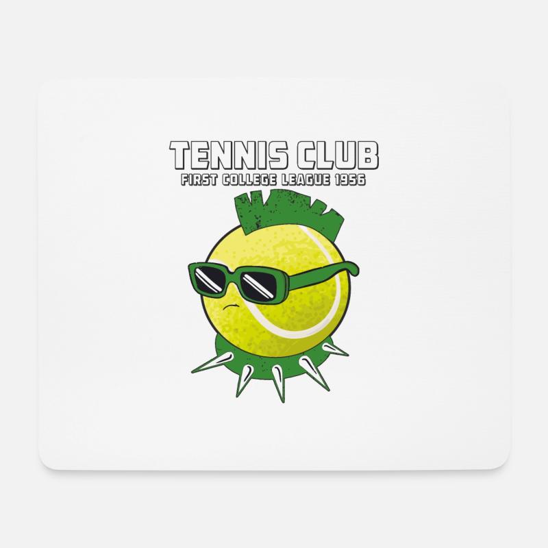 TENNIS CLUB - Mousepad (Querformat) - Weiß