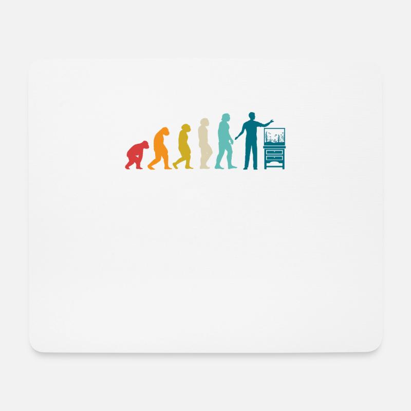 Aquarianer - Mousepad (Querformat) - Weiß