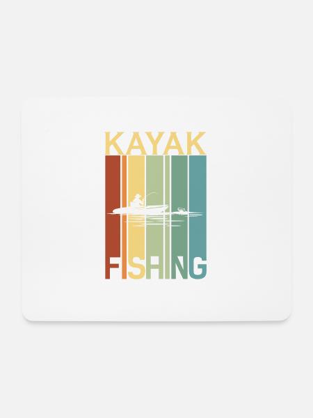 Fischer Fischen Angeln Angel Angler Fische Fisch - Mousepad (Querformat) - Weiß