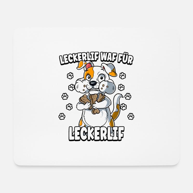 Hunde Spruch Lustig - Mousepad (Querformat) - Weiß