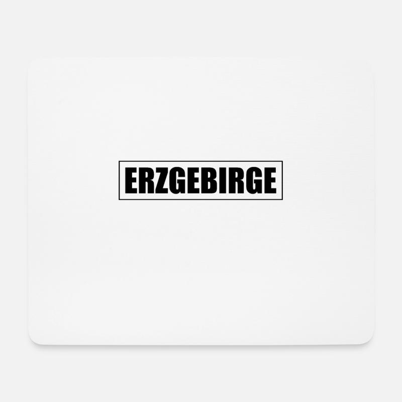 Heimat Erzgebirge - Mousepad (Querformat) - Weiß