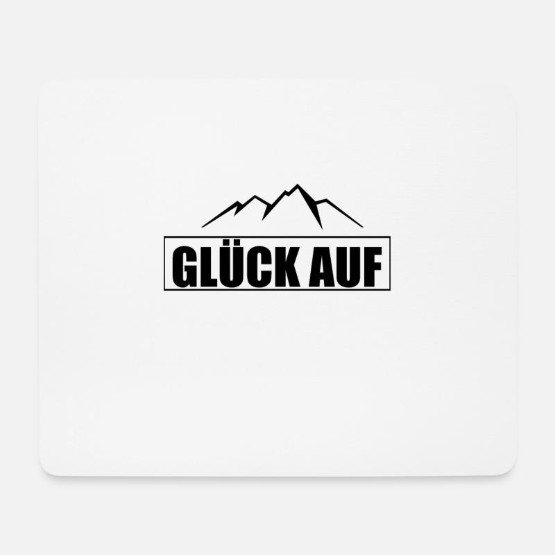 Erzgebirge meine Heimat - Mousepad (Querformat) - Weiß
