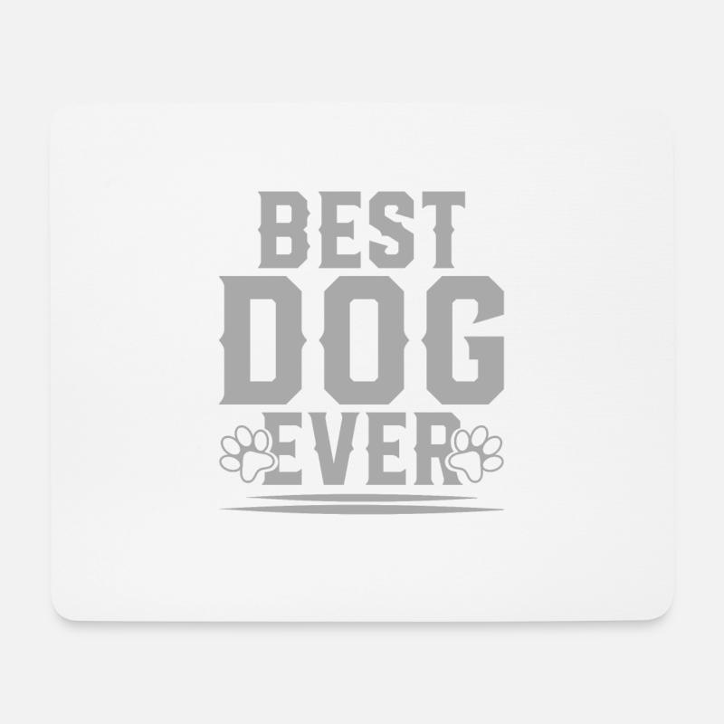 Bester Hund - Mousepad (Querformat) - Weiß