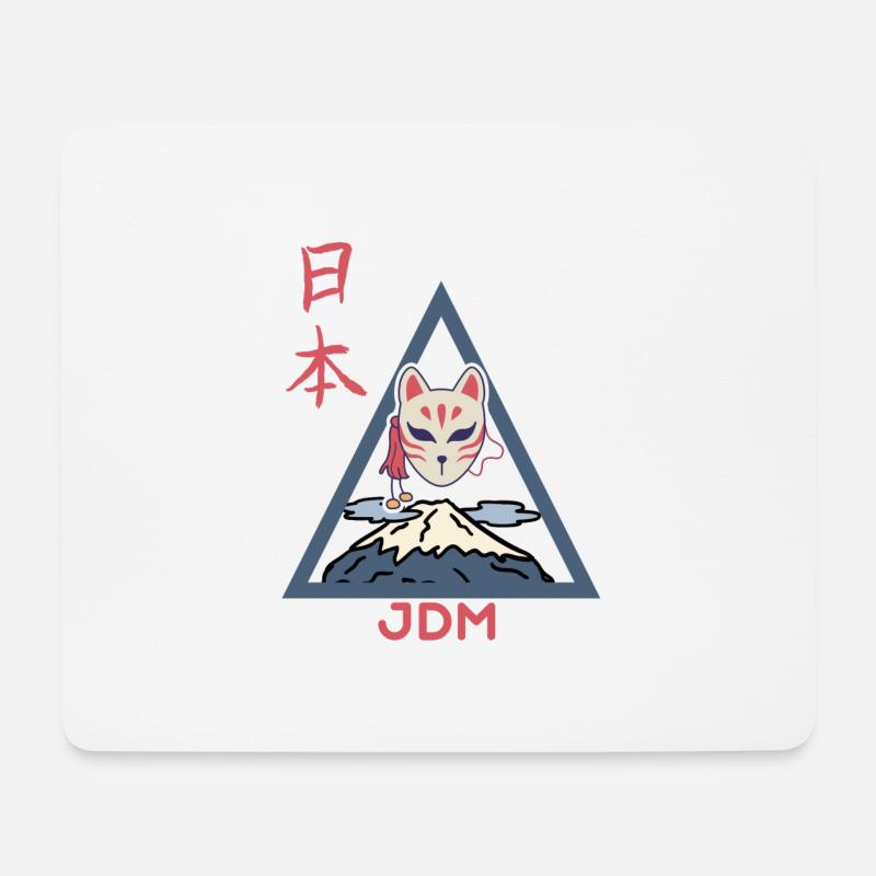 JDM Fan - Mousepad (Querformat) - Weiß